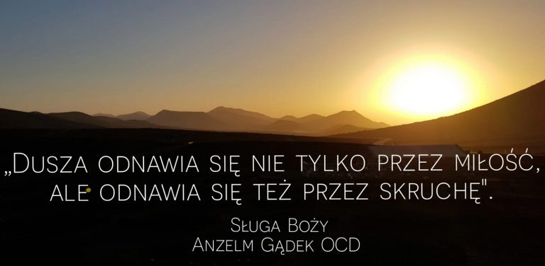 Myśli Sługi Bożego Anzelma Gądka OCD na kwiecień 2019