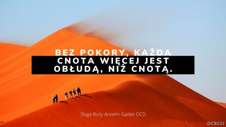 Myśli Sługi Bożego Anzelma Gądka OCD na lipiec 2020.