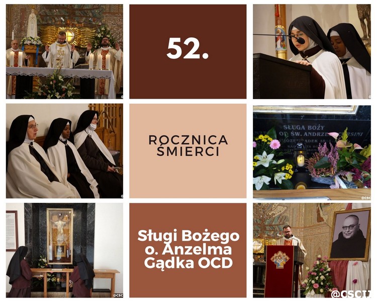 52. rocznica śmierci Sługi Bożego Anzelma Gądka OCD